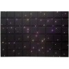 Six StarEFX Sound Proof Foam Panels mounted in a 2x3 arrangement, showcasing the stunning starlight effect.